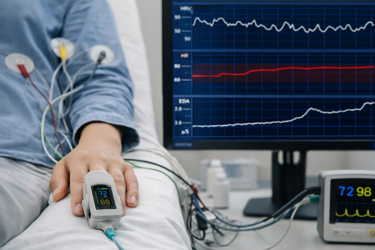 Variabilidad de la frecuencia cardíaca y respuesta simpática de la piel